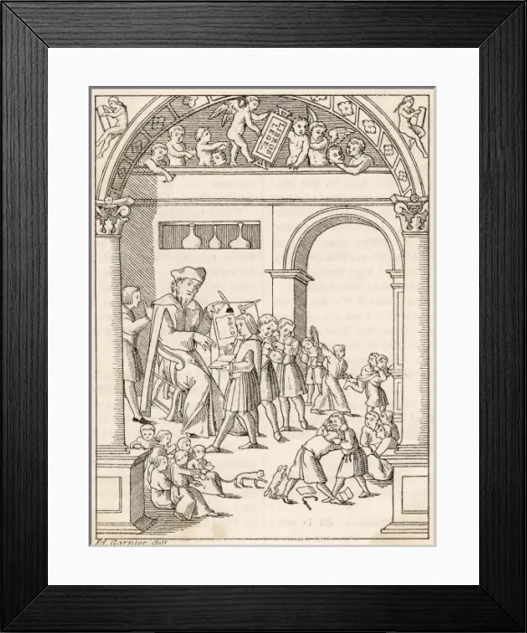 Framed Print : School at Lisbon Framed Print : School at Lisbon