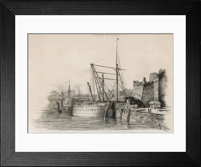 Framed Print : Brest Naval Yard Framed Print : Brest Naval Yard