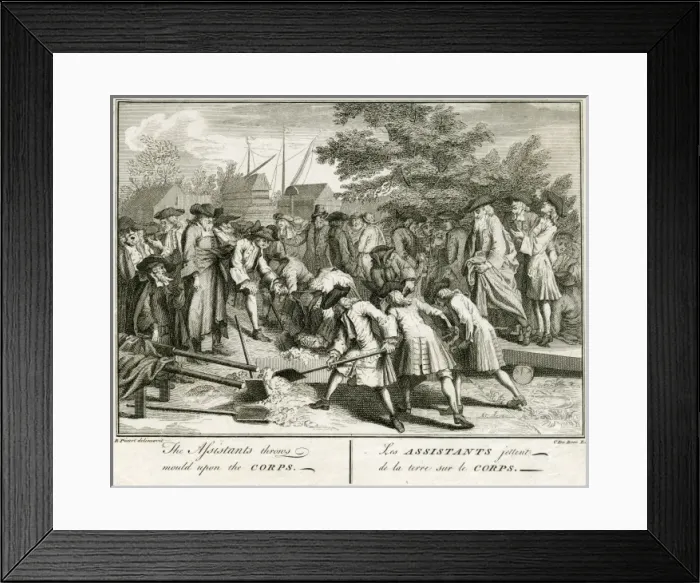Framed Print : Death  /  Funerals  /  Burial