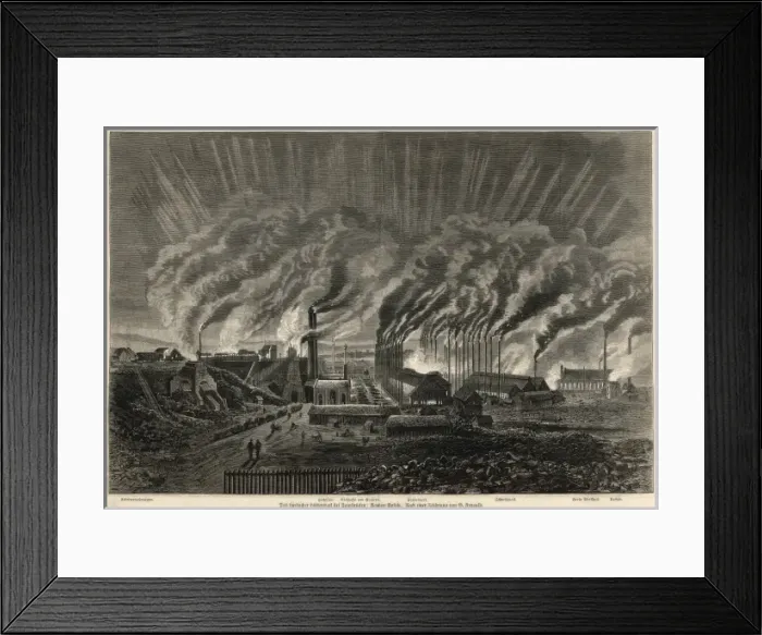 Framed Print : Ironworks, Saarbrucken Framed Print : Ironworks, Saarbrucken
