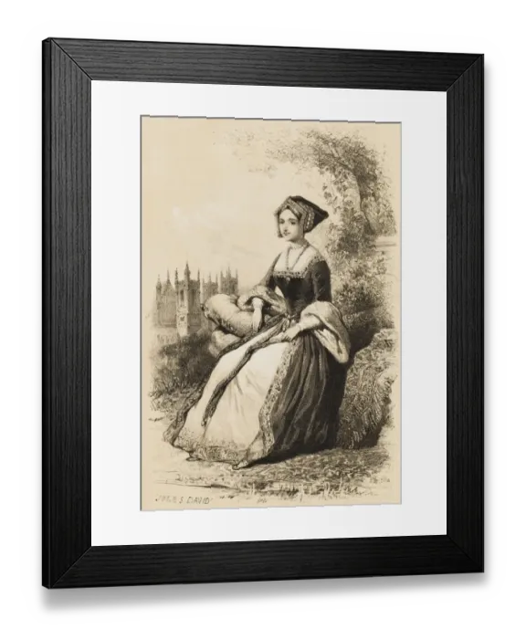Framed Print : Jane Seymour / David Framed Print : Jane Seymour / David