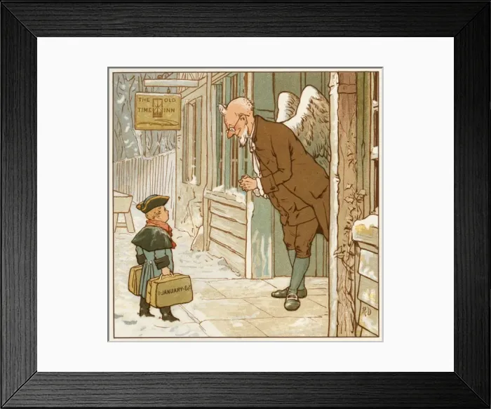 Framed Print : Greeting Young January Framed Print : Greeting Young January