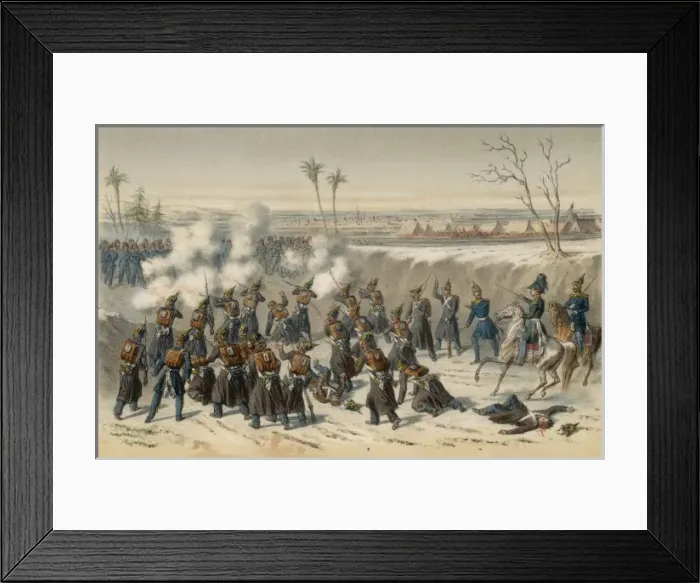 Framed Print : Combat at Kalafat Framed Print : Combat at Kalafat