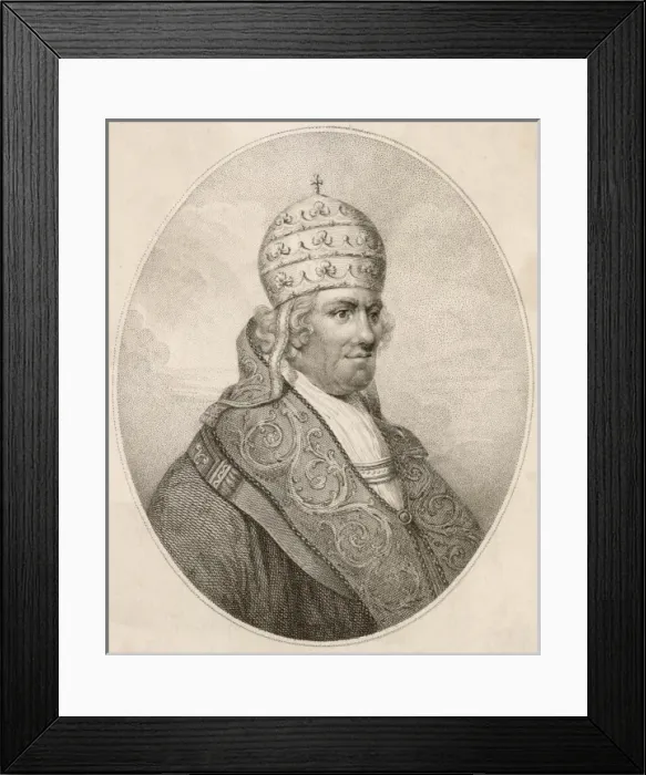 Framed Print : Pope Clemens XIV Framed Print : Pope Clemens XIV