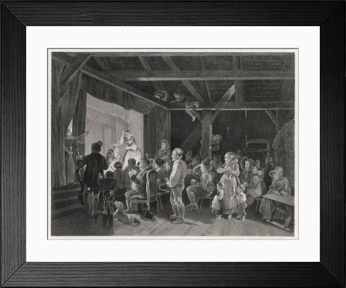 Framed Print : Travelling Players Framed Print : Travelling Players