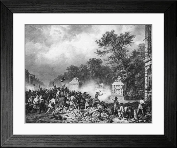 Framed Print : 1830 Revolution Framed Print : 1830 Revolution