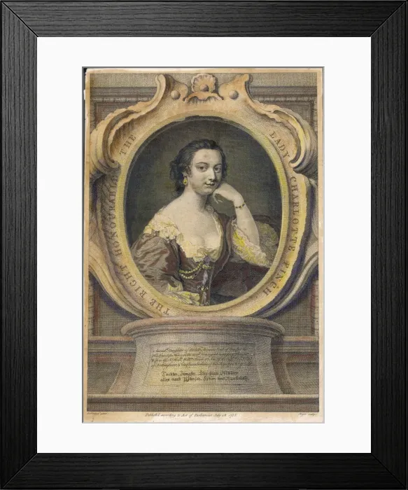 Framed Print : Lady Charlotte Finch Framed Print : Lady Charlotte Finch