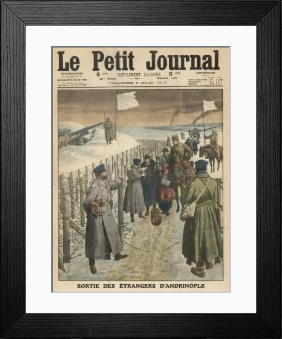Framed Print : Foreigners Leave Edirne Framed Print : Foreigners Leave Edirne