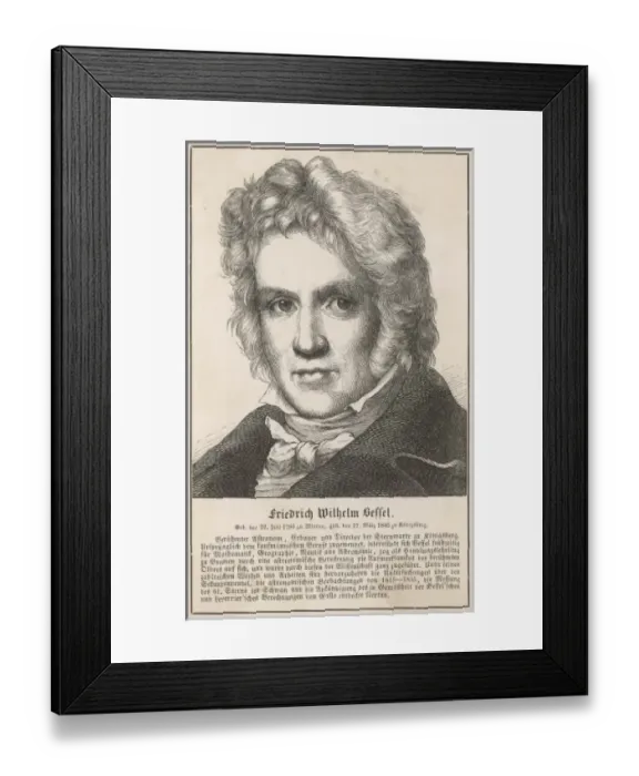 Framed Print : Friedrich Wilhelm Bessel Framed Print : Friedrich Wilhelm Bessel