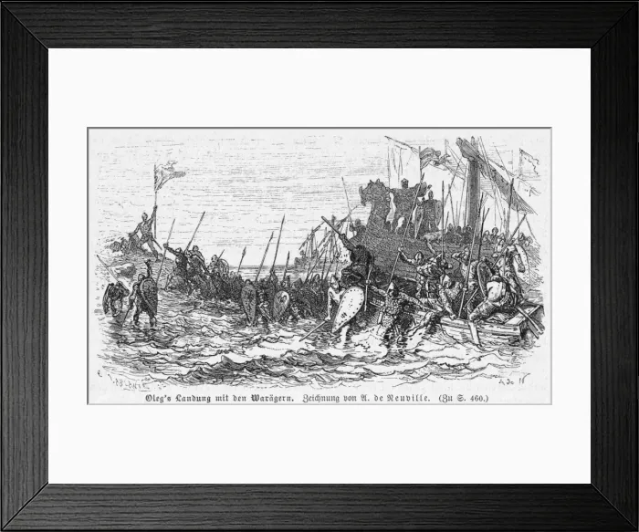 Framed Print : Prince Oleg in Action Framed Print : Prince Oleg in Action