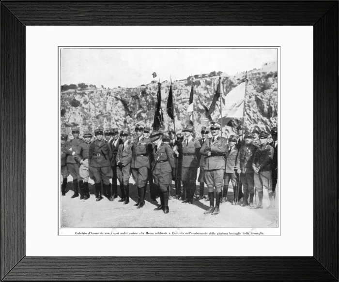 Framed Print : D annunzio & Henchmen Framed Print : D annunzio & Henchmen