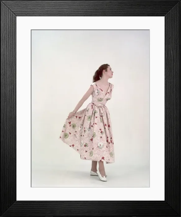 Framed Print : Fifties Dress Framed Print : Fifties Dress