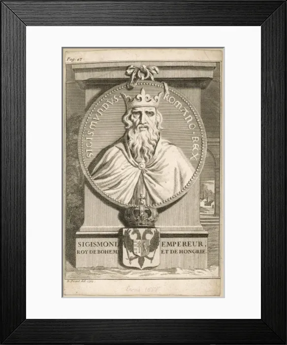 Framed Print : SIGISMUND (1368 - 1437) Framed Print : SIGISMUND (1368 - 1437)