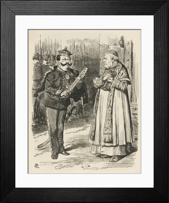 Framed Print : Pope Yields Power Framed Print : Pope Yields Power