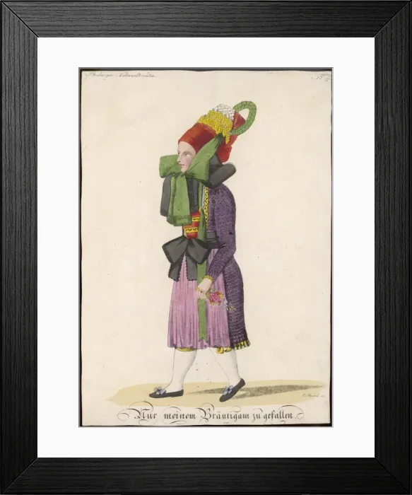 Framed Print : Exotic Bridal Costume Framed Print : Exotic Bridal Costume