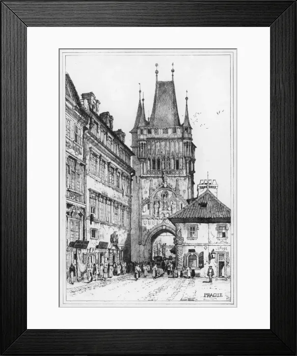 Framed Print : Charles Bridge Tower Framed Print : Charles Bridge Tower
