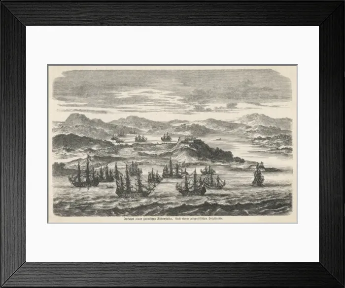 Framed Print : Spanish Silver Fleet Framed Print : Spanish Silver Fleet