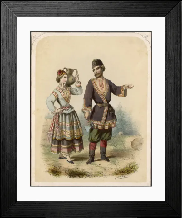 Framed Print : Cent. European Peasants Framed Print : Cent. European Peasants