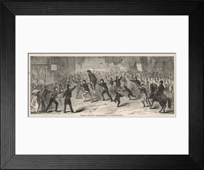 Framed Print : Whiskey Rebellion Framed Print : Whiskey Rebellion