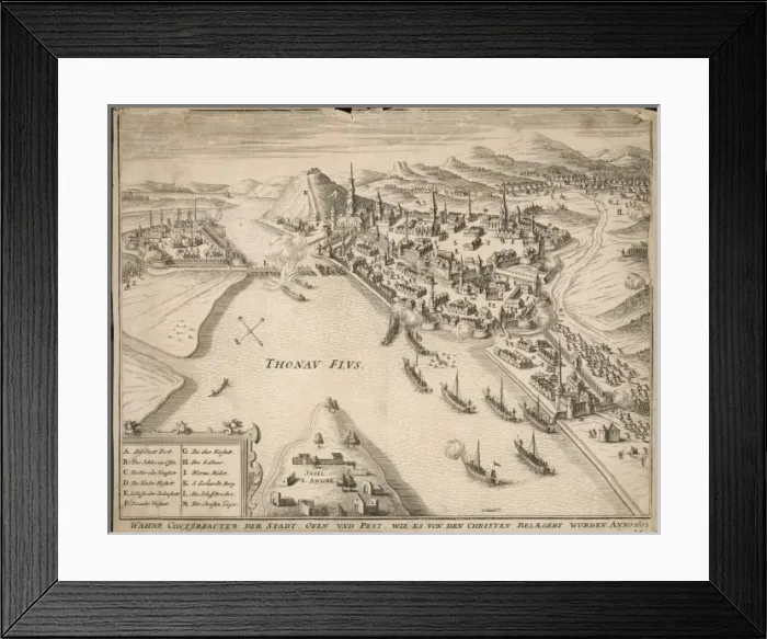 Framed Print : Budapest under Attack Framed Print : Budapest under Attack