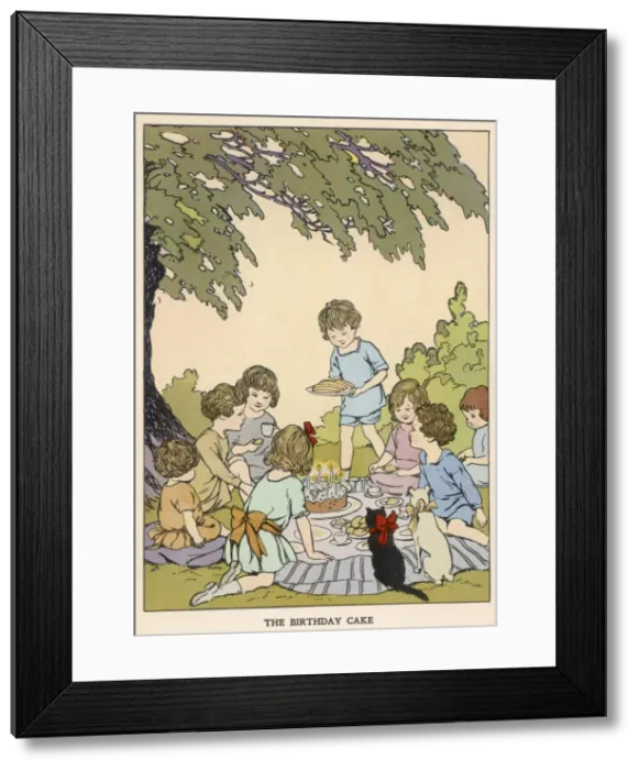 Framed Print : Birthday Picnic Framed Print : Birthday Picnic