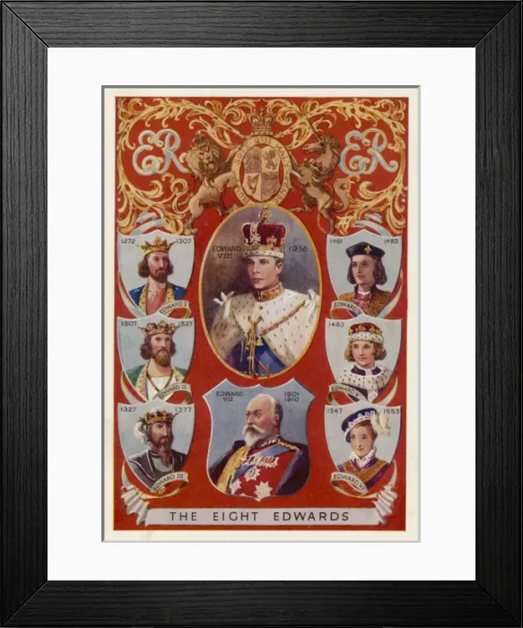 Framed Print : Edward VIII and Edwards Framed Print : Edward VIII and Edwards