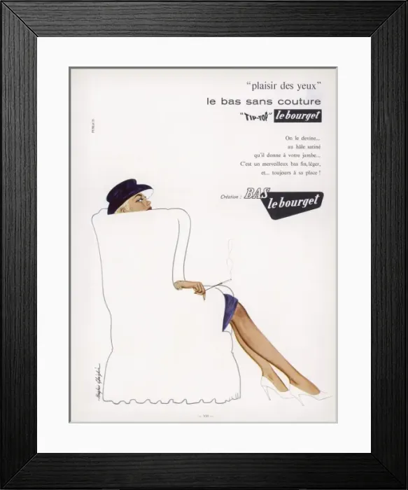 Framed Print : Bas Le Bourget Stockings Framed Print : Bas Le Bourget Stockings