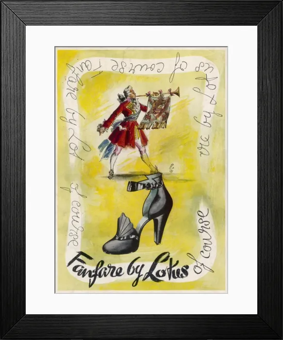 Framed Print : Fanfare by Lotus 1948 Framed Print : Fanfare by Lotus 1948