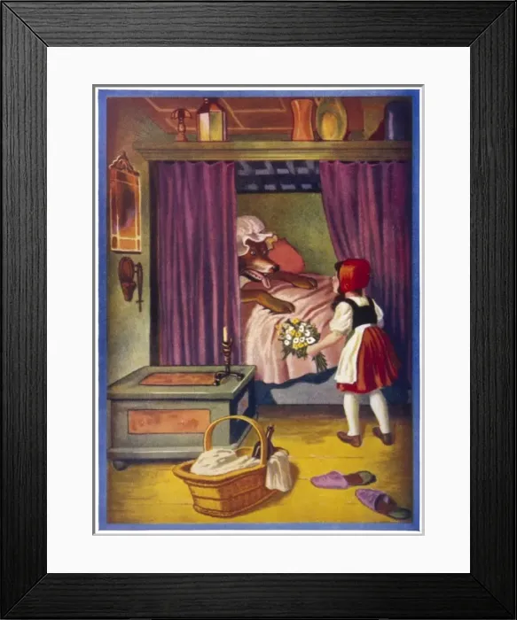 Framed Print : Little Red Riding Hood Framed Print : Little Red Riding Hood