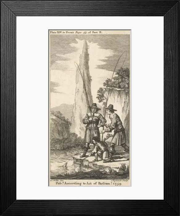 Framed Print : Compleat Angler / Fish Framed Print : Compleat Angler / Fish