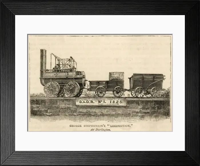 Framed Print : Stephensons locomotion Framed Print : Stephensons locomotion
