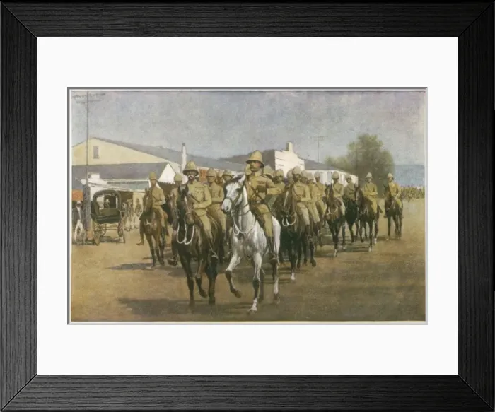 Framed Print : Roberts Enters Pretoria Framed Print : Roberts Enters Pretoria