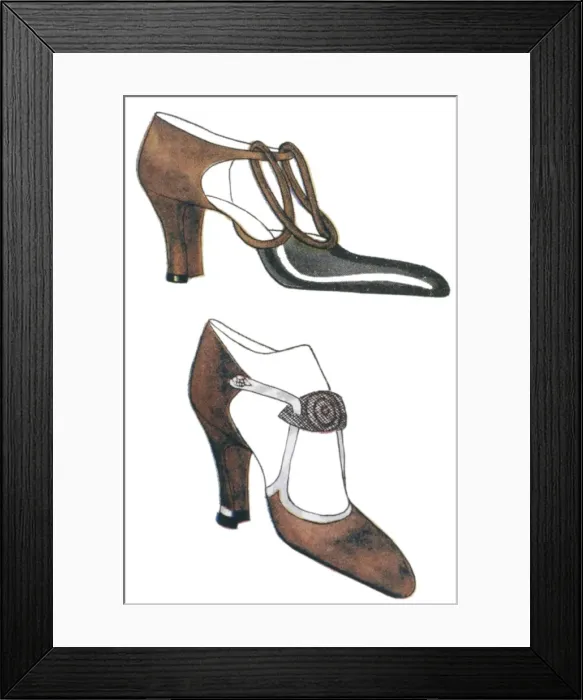 Framed Print : High Heels / Bon Ton 1924 Framed Print : High Heels / Bon Ton 1924