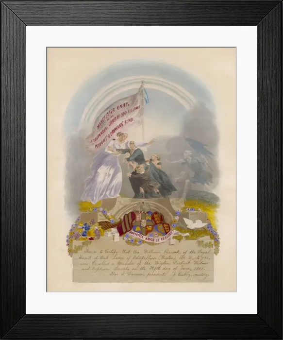 Framed Print : Society Enrollment Doc Framed Print : Society Enrollment Doc
