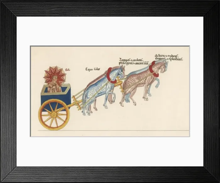 Framed Print : Sun in Chariot Framed Print : Sun in Chariot