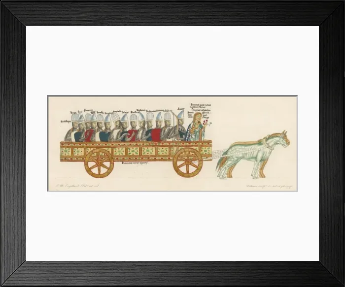 Framed Print : Warriors in Carriage Framed Print : Warriors in Carriage