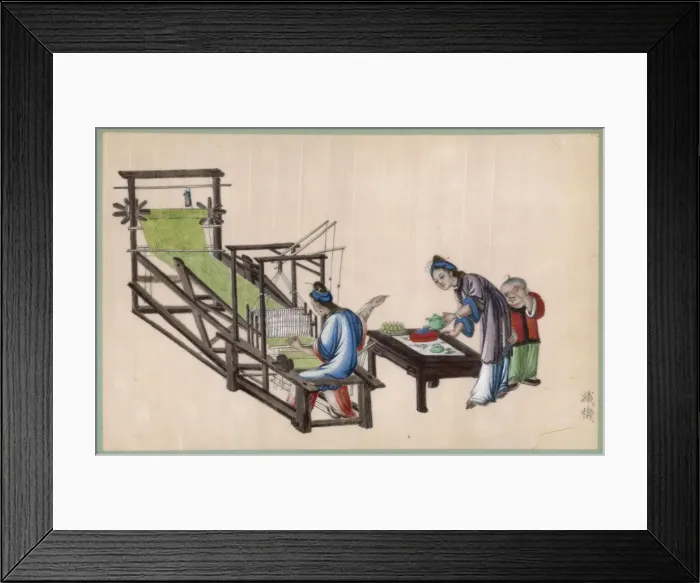 Framed Print : Silk and Tea Framed Print : Silk and Tea