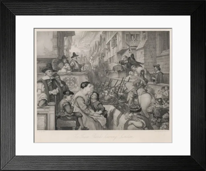 Framed Print : Train-Bands Militia Framed Print : Train-Bands Militia