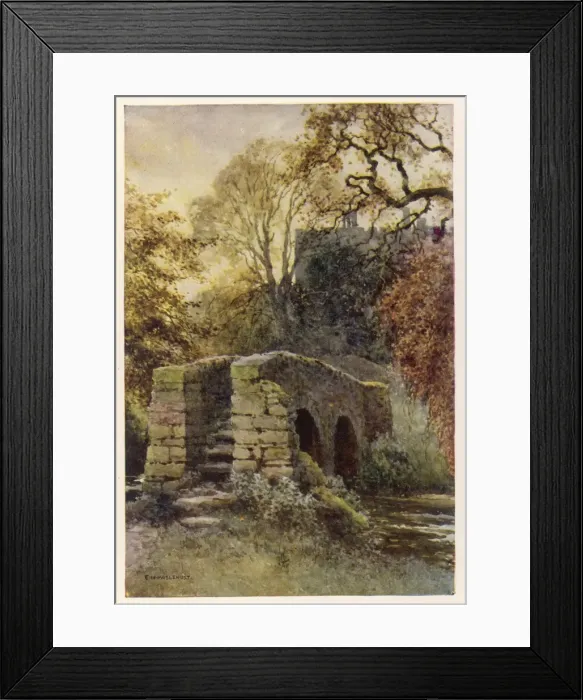 Framed Print : Haddon Hall - Bridge Framed Print : Haddon Hall - Bridge