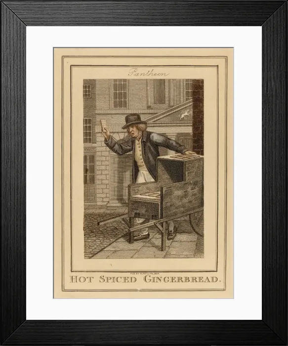 Framed Print : Selling Gingerbread Framed Print : Selling Gingerbread