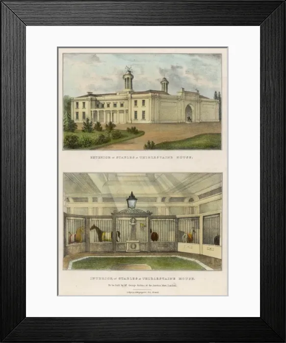 Framed Print : Stables at Thirlestaine Framed Print : Stables at Thirlestaine