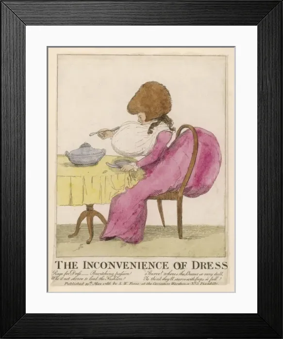Framed Print : Inconvenient Costume / C18 Framed Print : Inconvenient Costume / C18