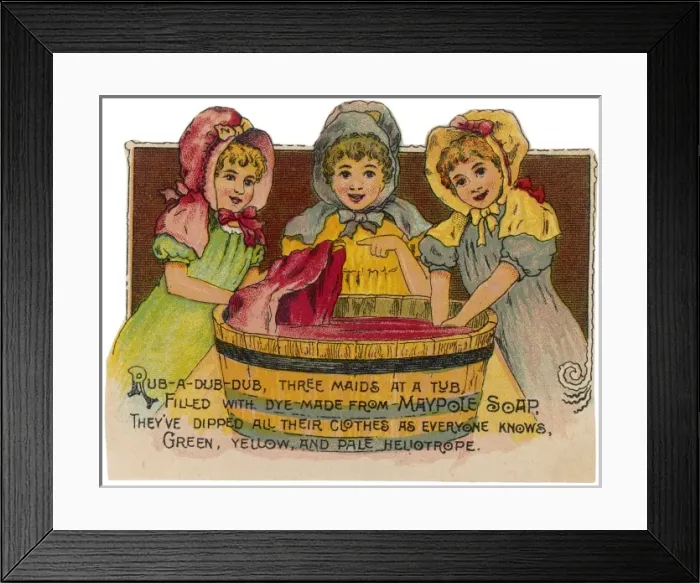 Framed Print : Maypole Dyes Framed Print : Maypole Dyes