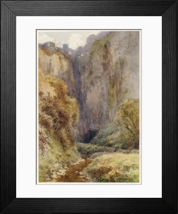 Framed Print : Peak Cavern Gorge Framed Print : Peak Cavern Gorge