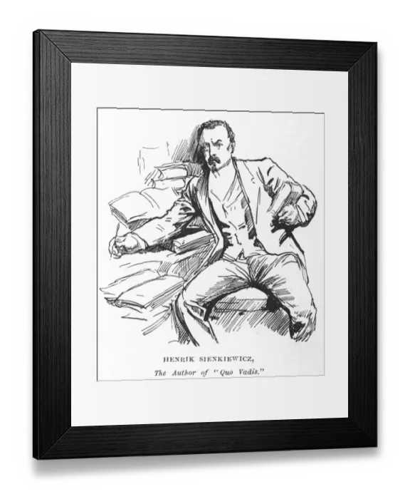 Framed Print : Henryk Sienkiewicz Framed Print : Henryk Sienkiewicz