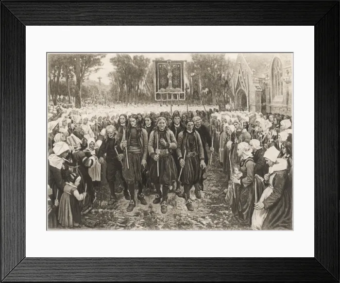 Framed Print : Breton Pardon Framed Print : Breton Pardon