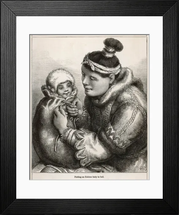 Framed Print : Eskimos Baby Framed Print : Eskimos Baby