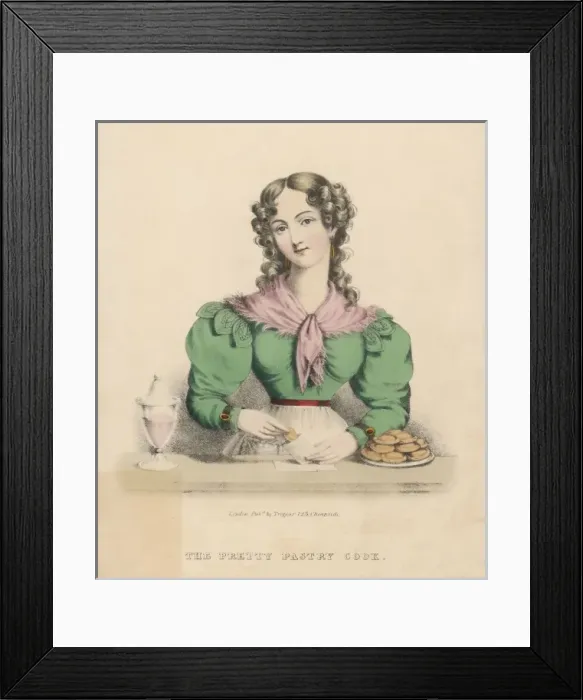 Framed Print : The Pretty Pastry Cook Framed Print : The Pretty Pastry Cook