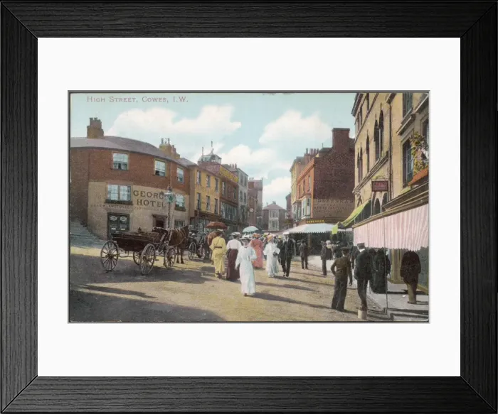 Framed Print : Isle of Wight  /  Cowes 1900