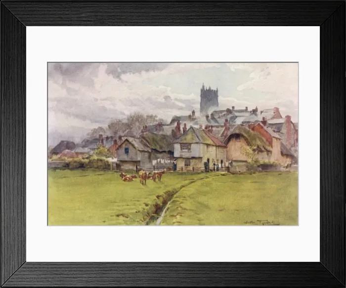 Framed Print : Wessex / Fordington 1906 Framed Print : Wessex / Fordington 1906